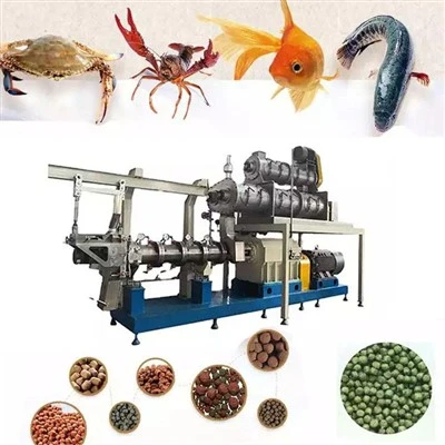 Talian Pemprosesan Pengeluaran Makanan Ikan Tenggelam Terapung