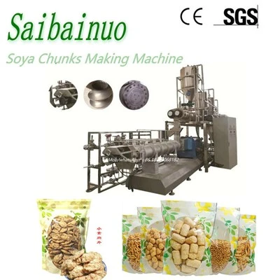 Soya Chunks Pembuatan Mesin Extruder